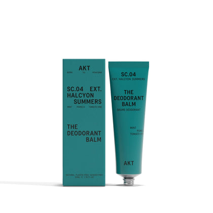 AKT Déodorant Baume SC.04 Halcyon Summers vue avant avec packaging