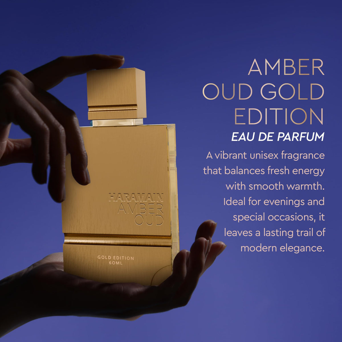 Al Haramain Amber Oud Gold Edition Eau De Parfum 60ml atomiseur de voyage