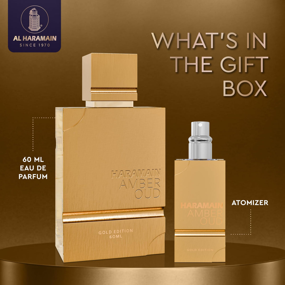 Al Haramain Amber Oud Gold Edition Eau De Parfum 60ml flacon arrière