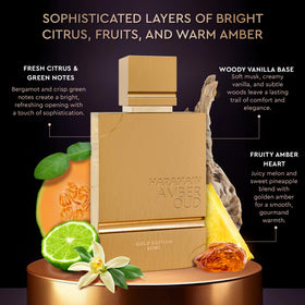 Al Haramain Amber Oud Gold Edition Eau De Parfum 60ml vue latérale