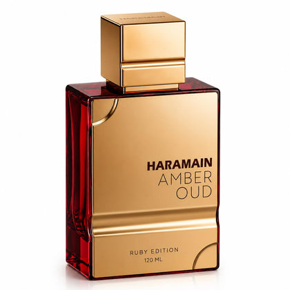 Al Haramain Amber Oud Ruby Edition flacon vu de face