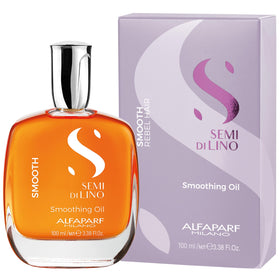 ALFAPARF MILANO Huile Smoothing Semi di Lino 299g application sur cheveux