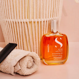 ALFAPARF MILANO Huile Smoothing Semi di Lino 299g détail de la texture