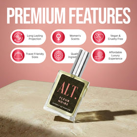 ALT. FRAGRANCES Fleur Noire Extrait de Parfum 100ml détails de la bouteille