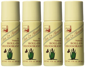 Alvera Déodorant Roll-On Naturel Aloe & Amandes 85g - Vue de face