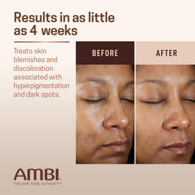 Ambi Crème Éclaircissante Avancée 50g côté avec étiquette