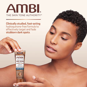 Ambi Crème Éclaircissante Avancée 50g texture de crème