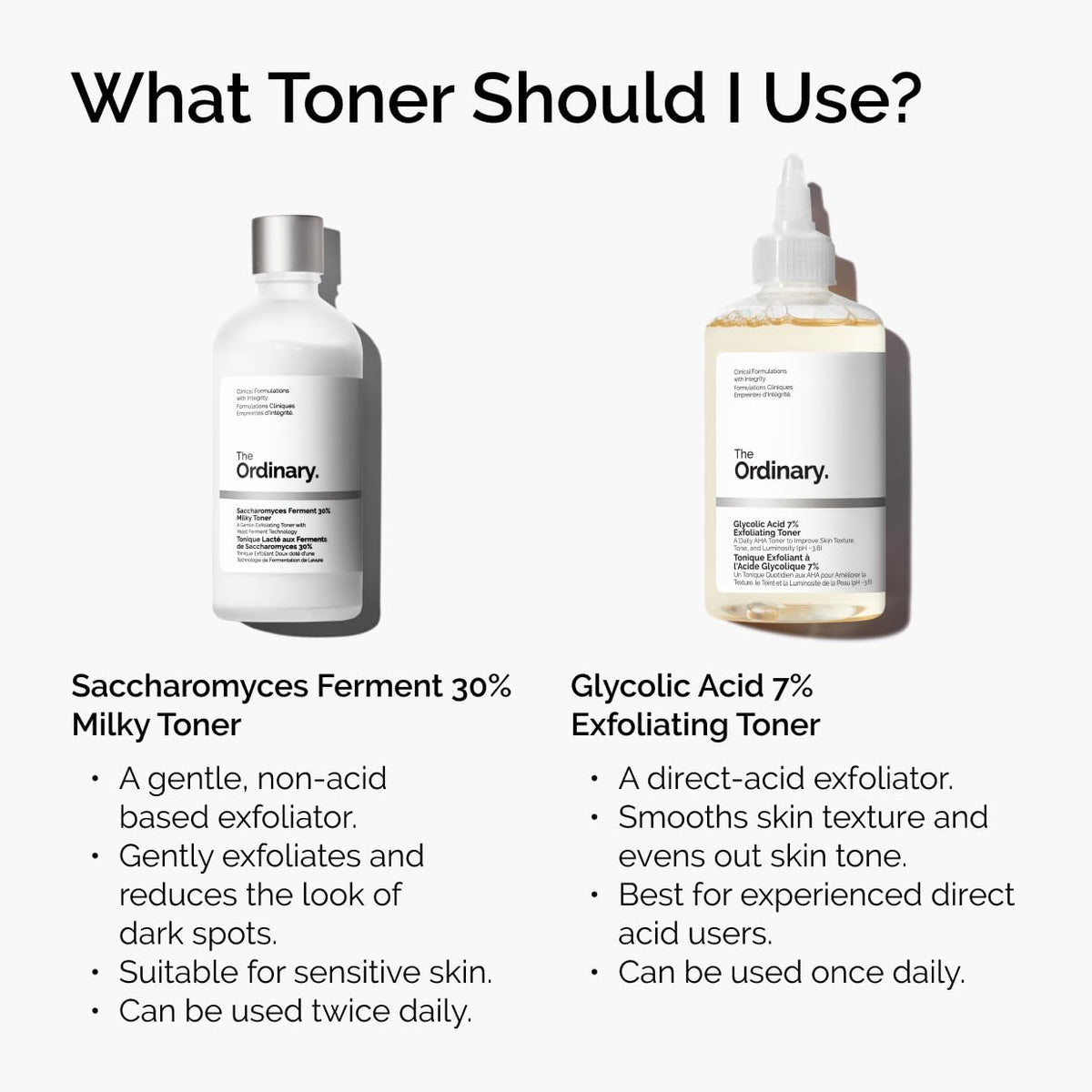 Ambiance de soins personnels avec le tonique exfoliant The Ordinary