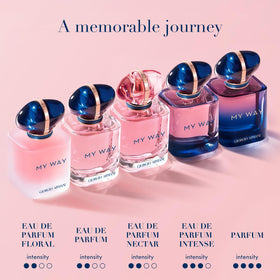 Ambiance de vie avec flacon d'Armani Beauty My Way Nectar Eau de Parfum