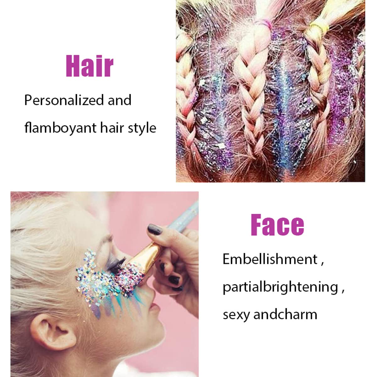Ambiance festive avec le gel pailleté MEICOLY