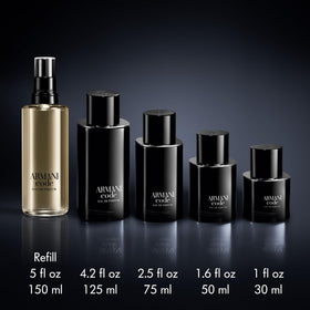 Ambiance lifestyle avec flacon d'Armani Code Eau de Parfum