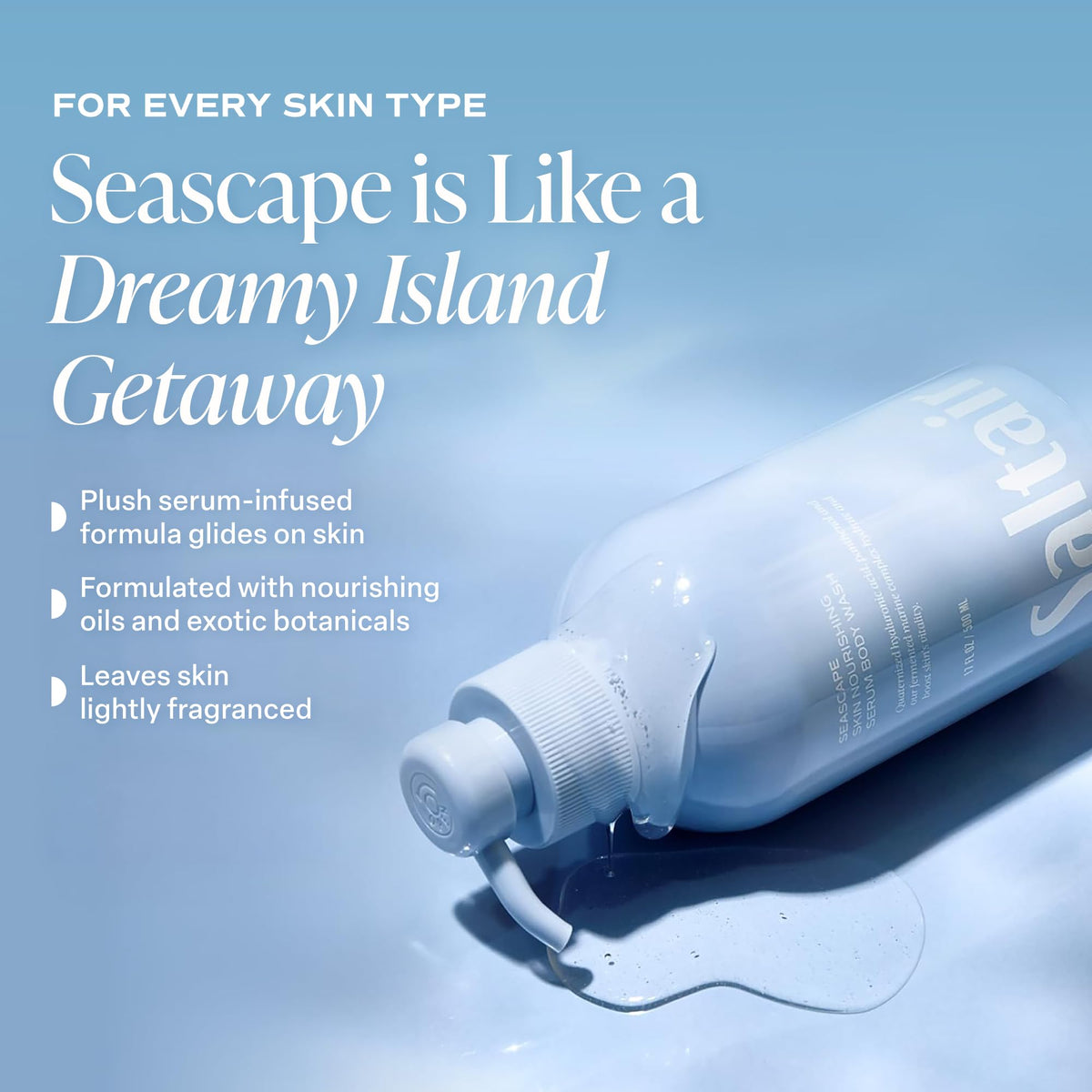 Ambiance plage avec gel douche Saltair Seascape