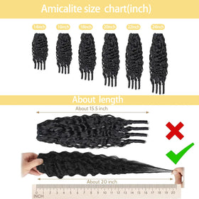 Amicalite cheveux humains, enroulés et soyeux
