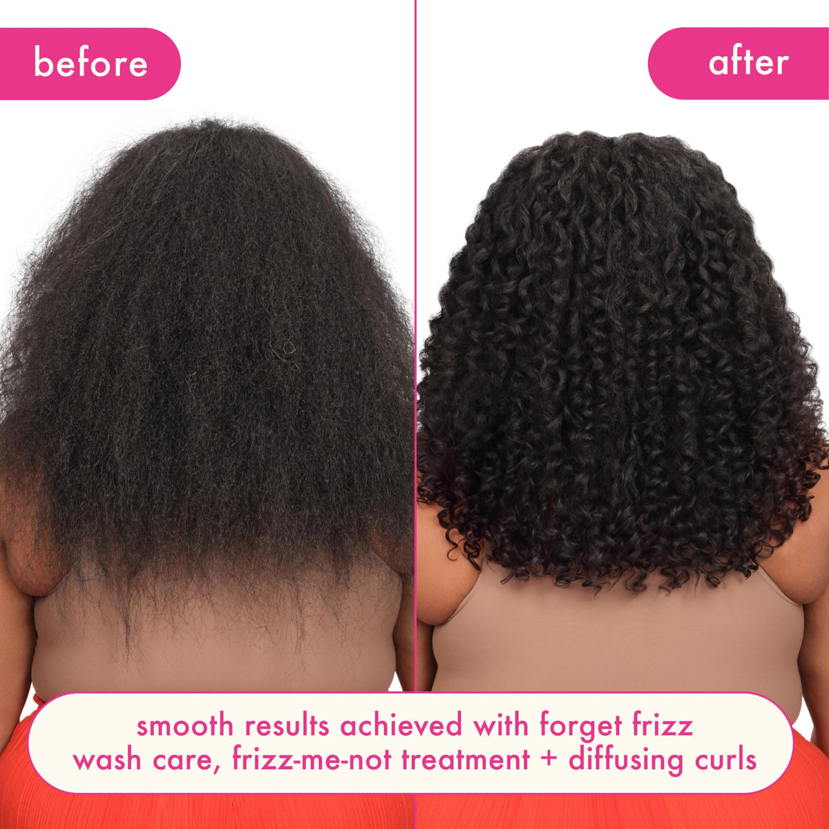 Amika Forget Frizz Shampoo 1000ml étiquette et détails