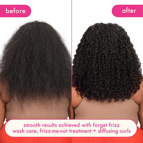 Amika Forget Frizz Shampoo 1000ml étiquette et détails