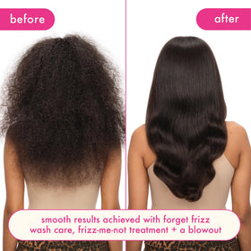 Amika Forget Frizz Shampoo 1000ml texture du produit