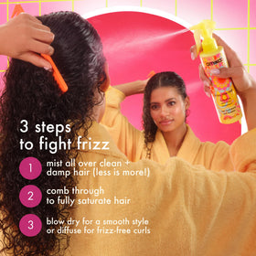 Amika Frizz-Me-Not dans un environnement de salle de bain
