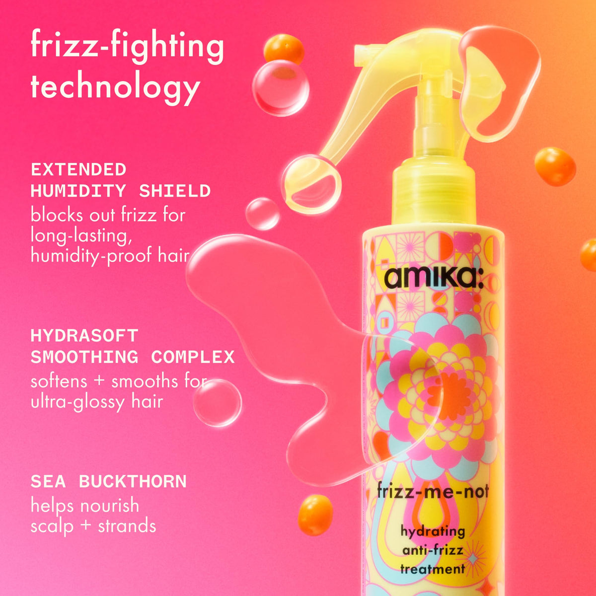 Amika Frizz-Me-Not sur cheveux bouclés