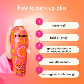 Amika Perk Up Plus près de produits de soin capillaire
