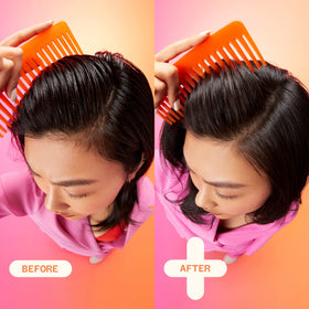Amika Perk Up Plus texture pulvérisée sur cheveux