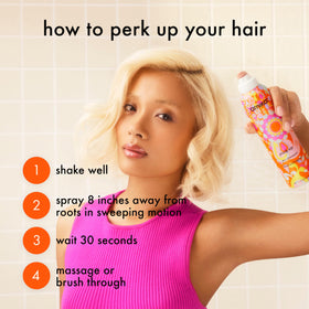 Amika Perk Up Shampoo Sec 200g texture de brume