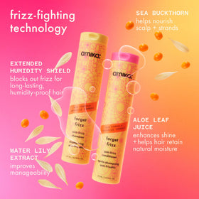 Amika shampoo anti-frizz Forget Frizz 275ml texture de produit