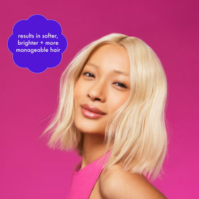 Amika Shampoo Réparateur Blonds Froids 1000ml en situation