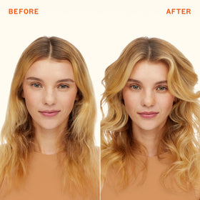 Amika Shampoo Sec Perk Up 340g avec des ingrédients naturels en arrière-plan