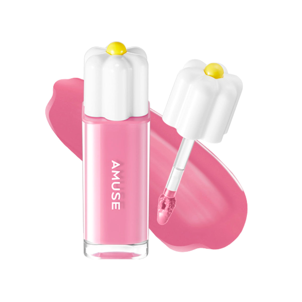 Amuse Daisy Flower Dew Tint 08 Améthyste vue avant avec applicateur