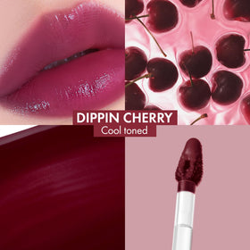 Amuse Daisy Flower Dew Tint DIPPIN CHERRY arrière avec détails de la formule