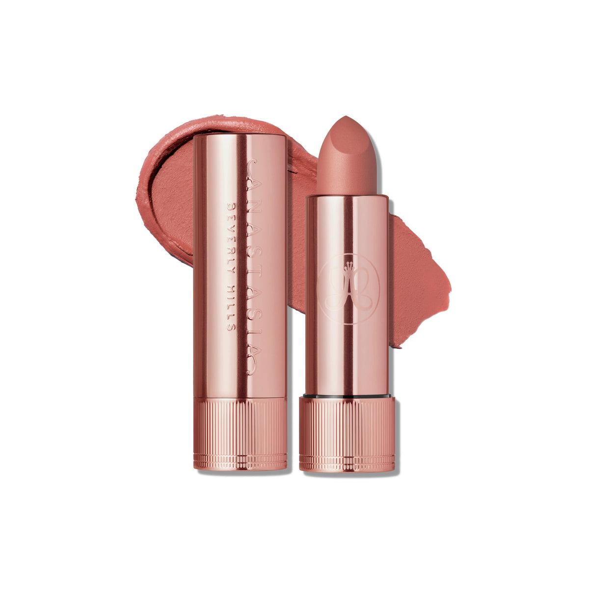 Anastasia Beverly Hills Rouge à Lèvres Mat Full-Pigment vue avant avec couleur riche