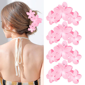 ANBALA Clips à Cheveux Fleurs Roses vue de face