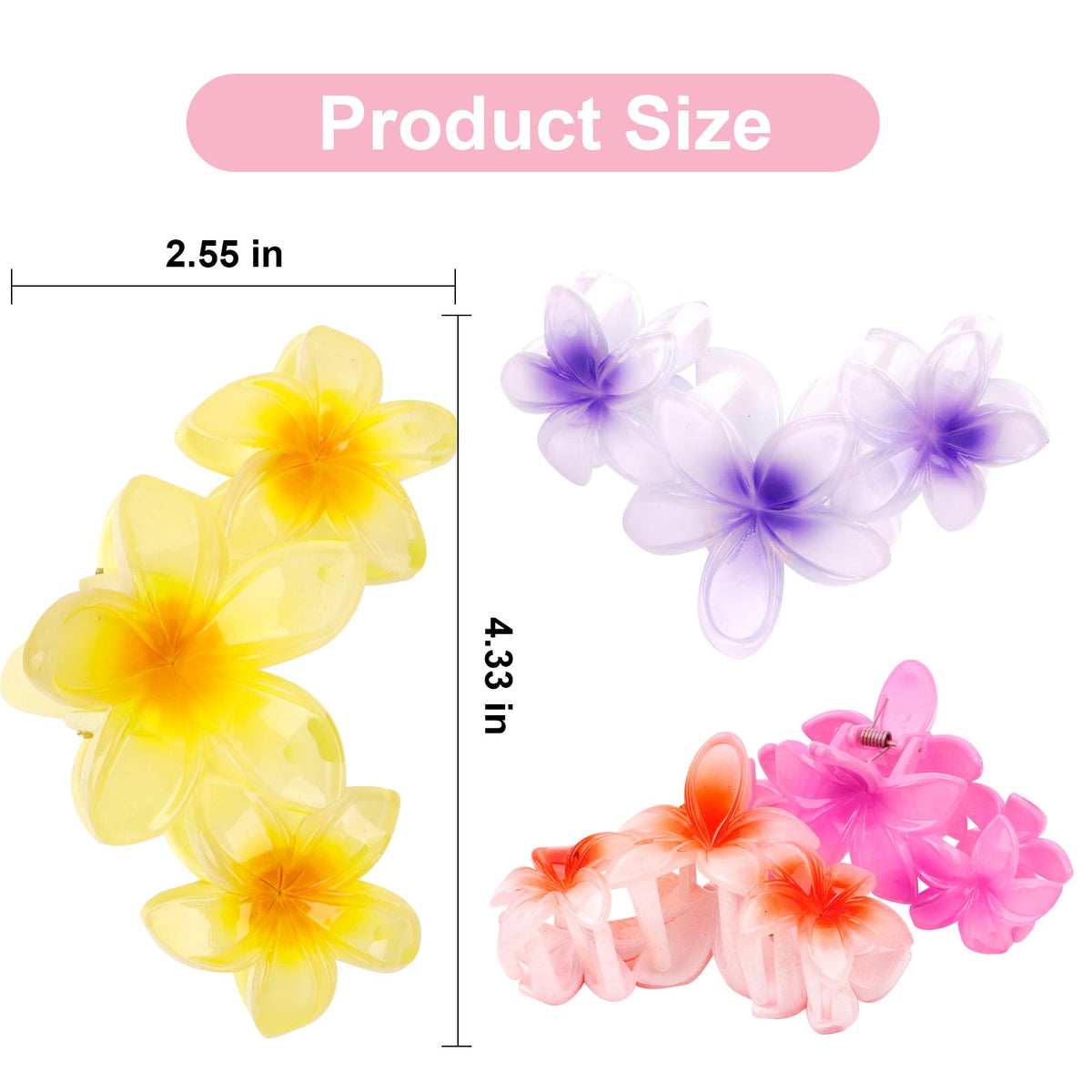 ANBALA Clips à Cheveux Floraux sur une table avec des accessoires de mode