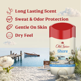 Ancien parfum Old Spice Déodorant Antitranspirant 132 g dos