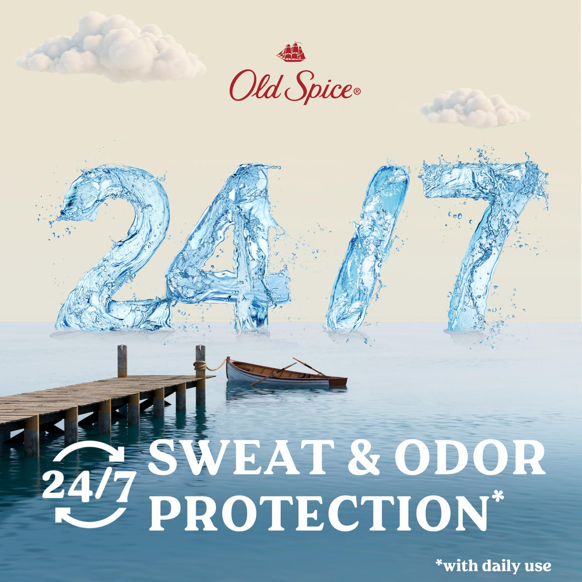 Ancien parfum Old Spice Déodorant Antitranspirant 132 g packaging