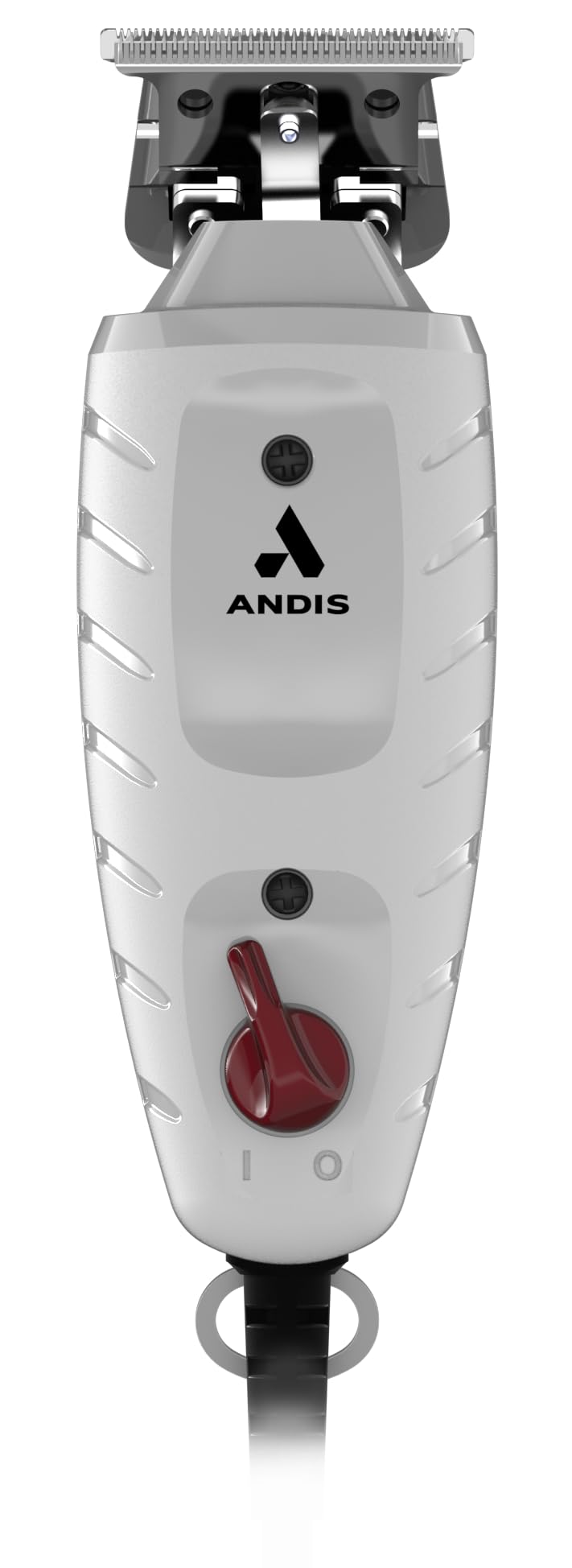 Andis T-Outliner tondeuse professionnelle vue de face avec lame en acier carbone