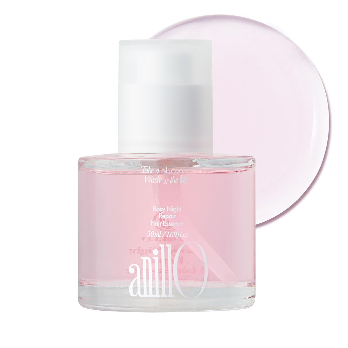 ANILLO Huile de Cheveux Réparatrice Rosy Night 50ml vue de face