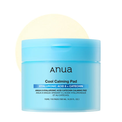 ANUA 8 Pads Tonifiants vue de face avec packaging