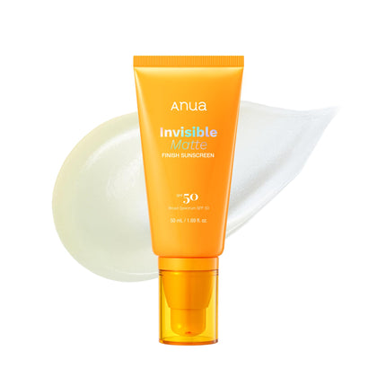 ANUA crème solaire invisible fini mat SPF50 80g vue avant