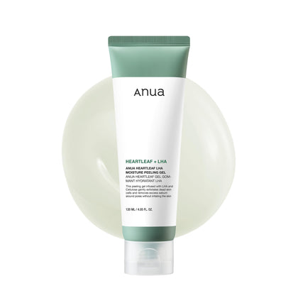 ANUA Gel Peeling LHA 160g vue avant avec texture gommage