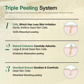 ANUA Gel Peeling LHA dans un cadre de soins de la peau