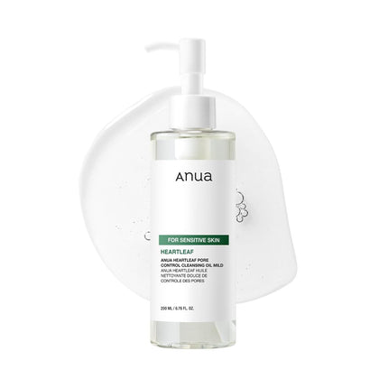 ANUA Huile Nettoyante Heartleaf 200ml vue de face