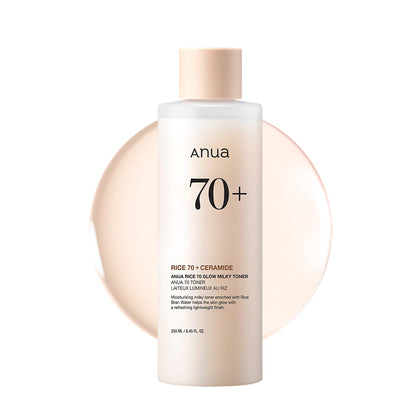 ANUA Toner Milky 70 Glow 330g vue avant avec étiquette