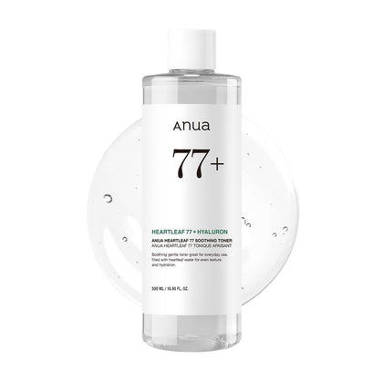 ANUA Tonique Apaisant 77% Feuille de Coeur 500ml vue avant