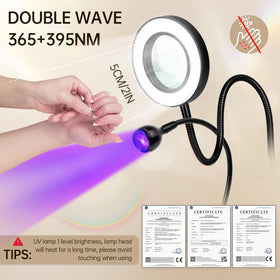 AORAEM Lampe UV LED Ongles avec réglage de luminosité
