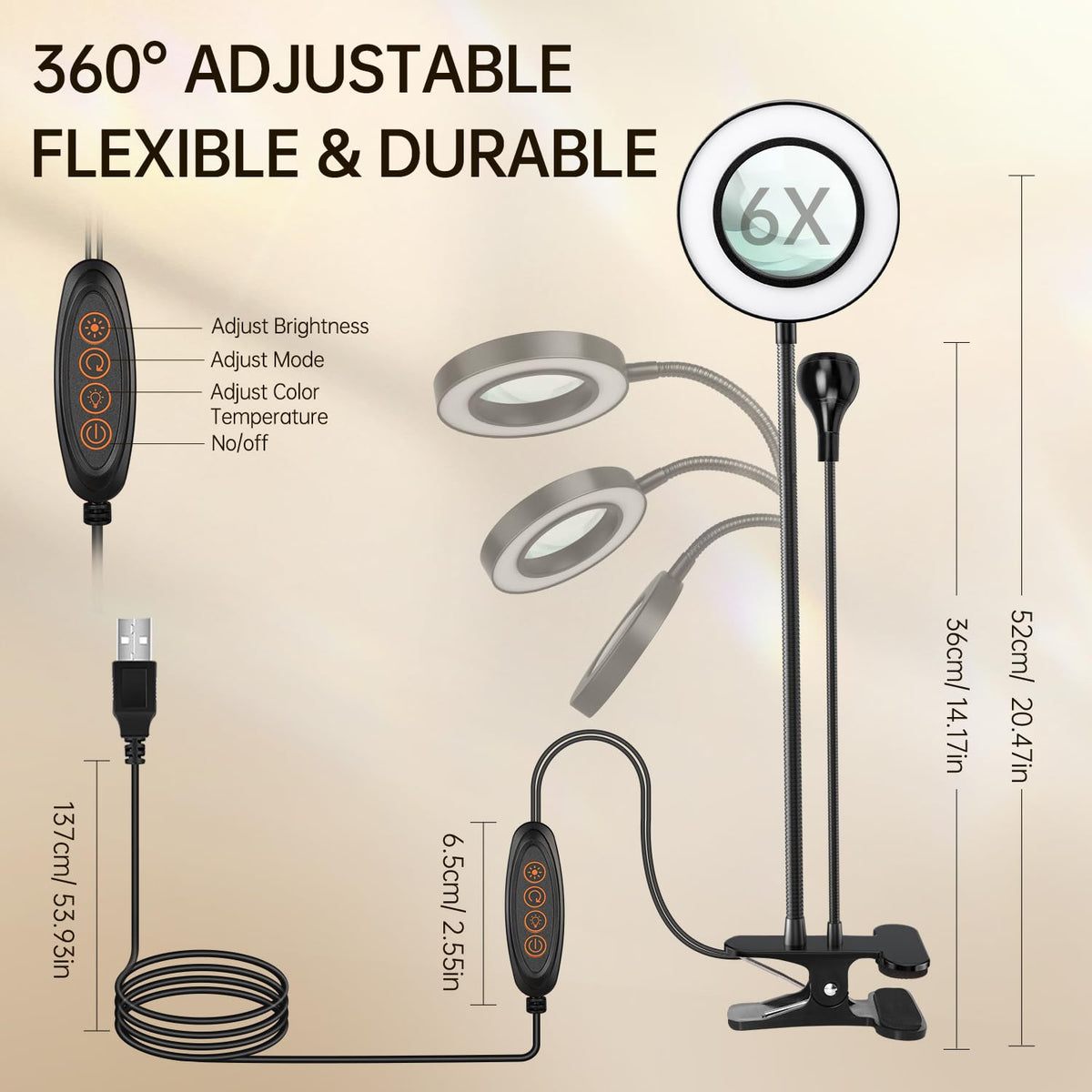 AORAEM Lampe UV LED Ongles vue de dos
