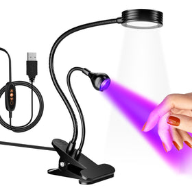 AORAEM Lampe UV LED pour Ongles avec design à double tête