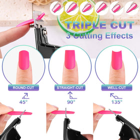 Aperçu des tailles magnétiques fournies avec le coupe-ongles GA&EN