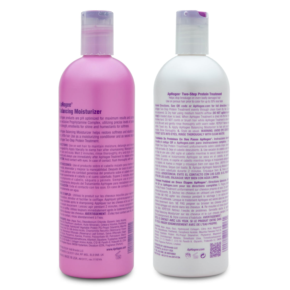 Aphogee Traitement Protéiné 16 fl oz avec texture crémeuse