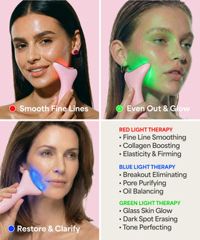 Appareil de massage REVO Genie en utilisation sur le visage